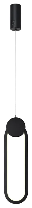 Immax NEO LITE OVALE Černé Smart Závěsné Svítidlo 40cm