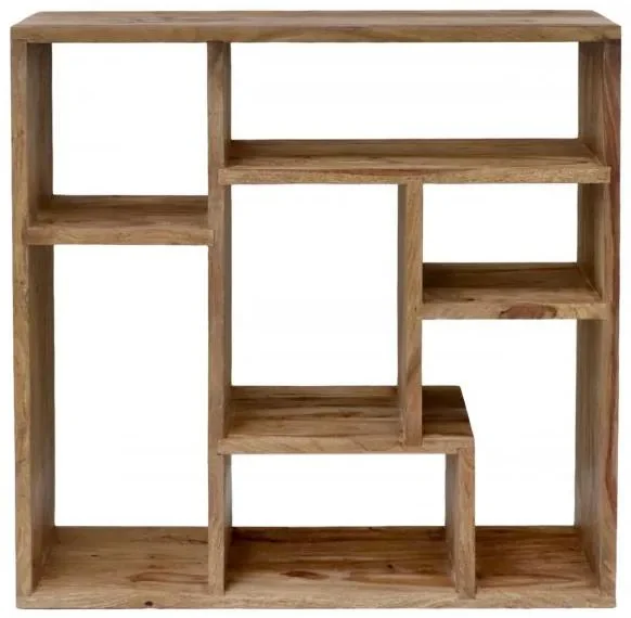 Indická knihovna Rami z palisandru 90x90x30 cm