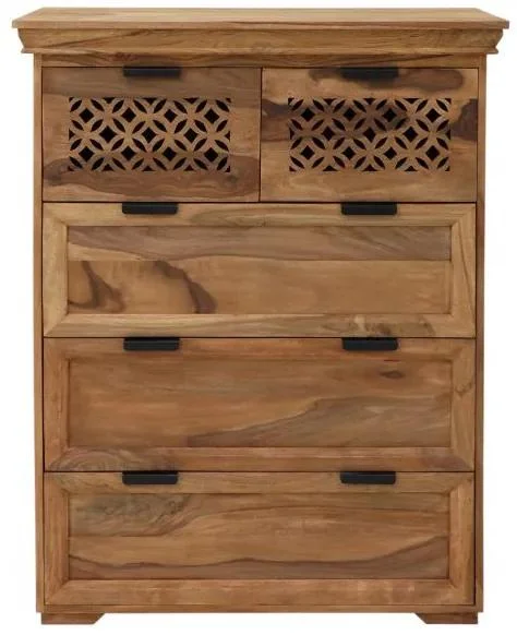 Indická komoda Mira 90x120 cm z palisandru