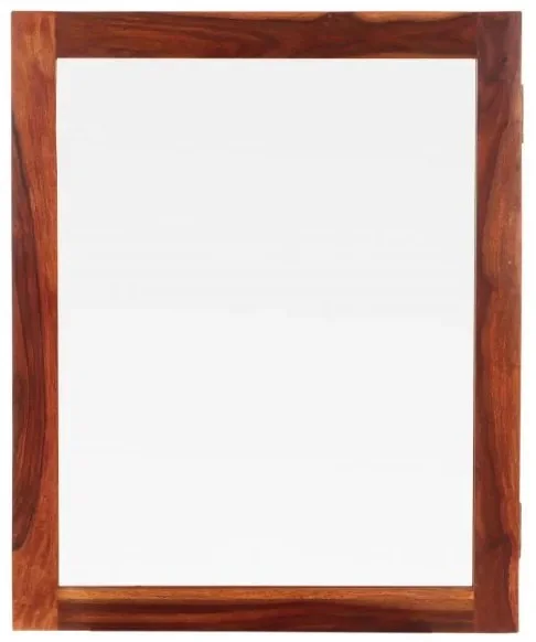 Indická koupelnová skříňka Nela s zrcadlem 65x80x15 cm