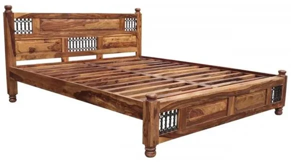 Indická postel Jali 180x200 cm z palisandru