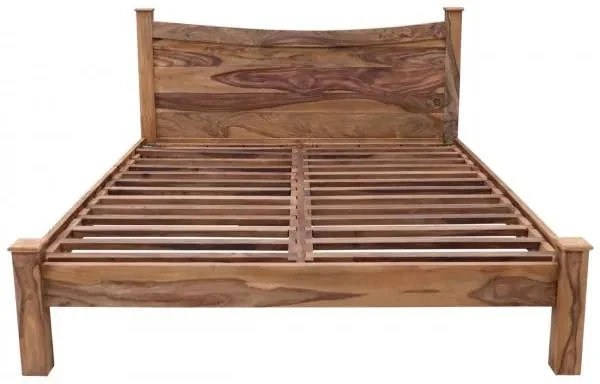 Indická postel Rami 160x200 z masivního palisandru