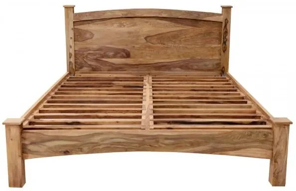 Indická postel Rami 180x200 cm z palisandru