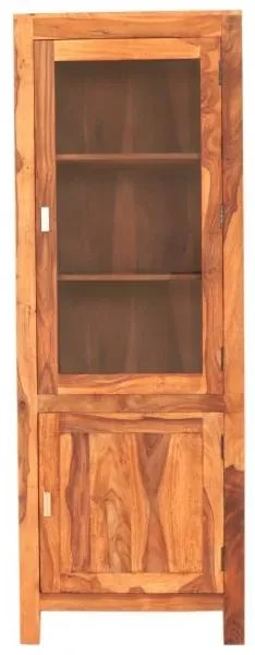 Indická vitrína Amba z palisandru 65x180x45