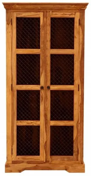 Indická vitrína Jali 100x200x45 z palisandru