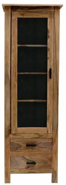 Indická vitrína Rami 60x180x45 z palisandru