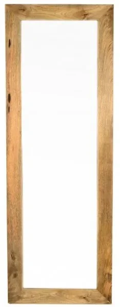 Indické zrcadlo Devi 60x170 cm z mangového dřeva