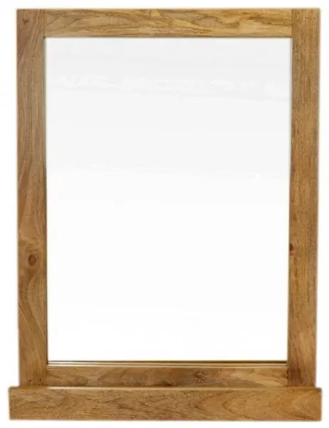 Indické zrcadlo Hina 70x90 cm z mangového dřeva