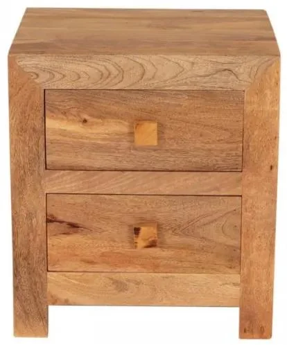 Indický noční stolek Hina z mangového dřeva