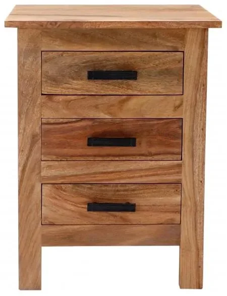 Indický noční stolek Rami z palisandru