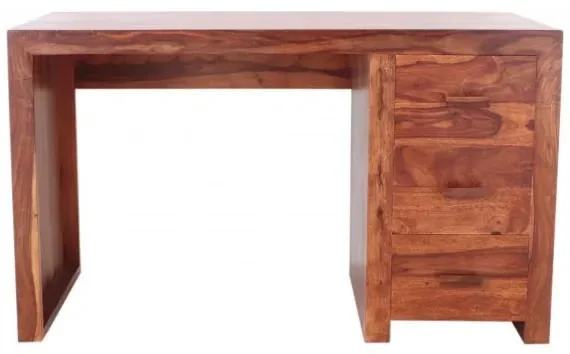 Indický psací stůl Kali z palisandru 130x76x70