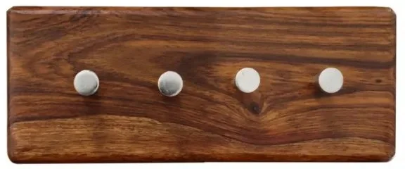 Indický věšák na klíče Tina z palisandru