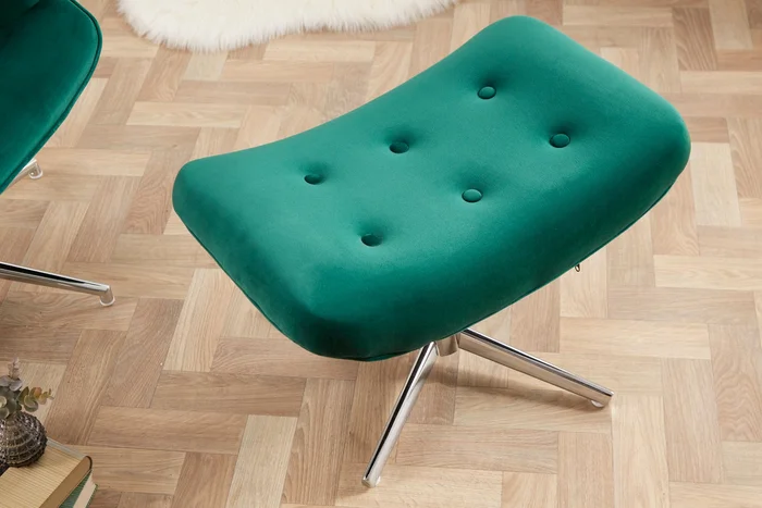 INVICTA Interiér Stolička Emerald Green Samet
