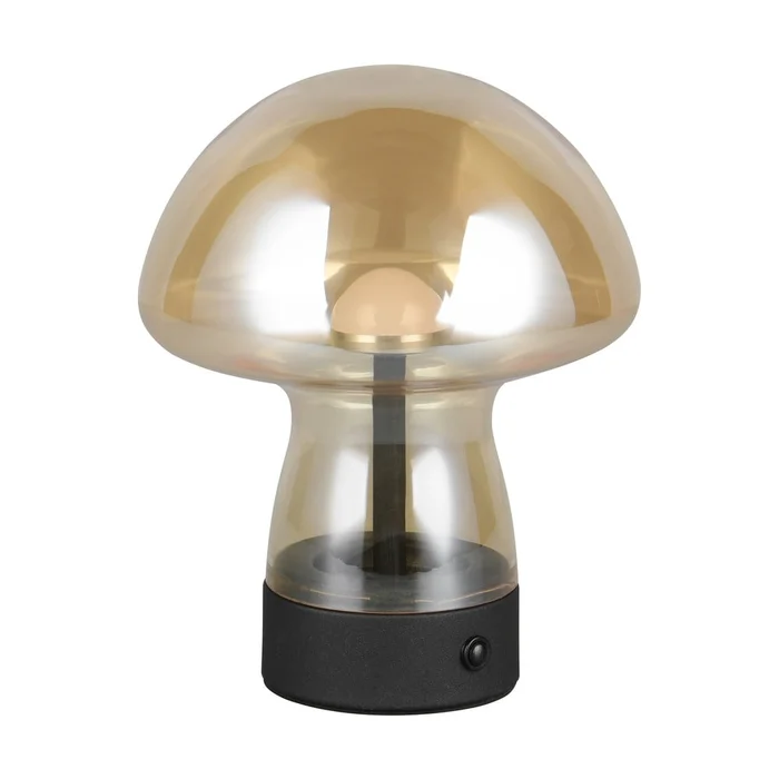 Jantarová LED stolní lampa Dooley Trio