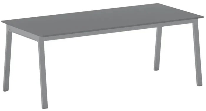 Jednací stůl PRIMO BASIC 200x90 cm šedostříbrná