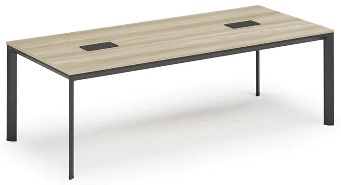 Jednací stůl PRIMO INVITATION 240x120 cm s úložnými zásuvkami