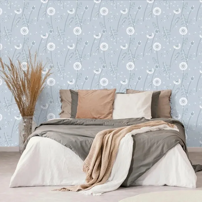 Jemná elegance pampeliškové tapety