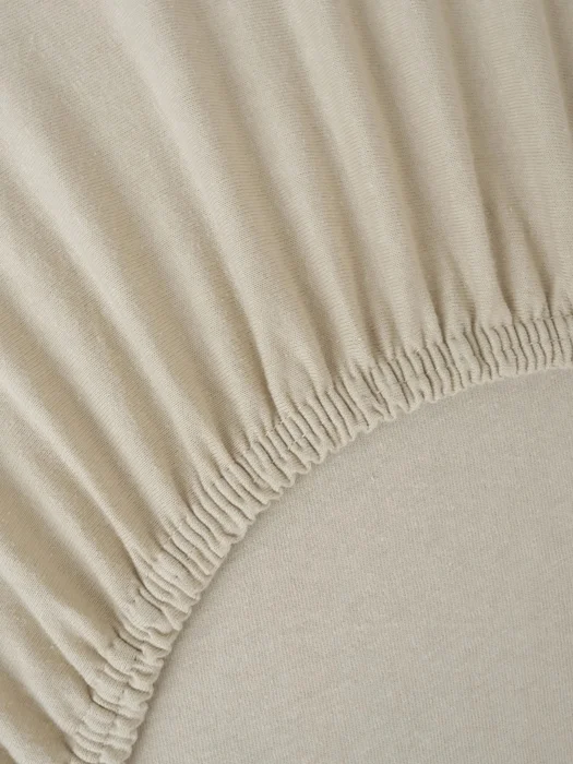 Jersey prostěradlo Classic 200x200 cm béžové