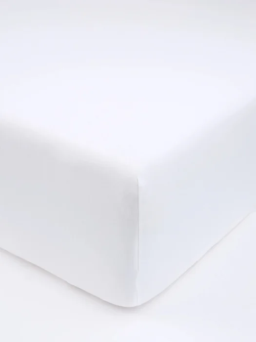 Jersey prostěradlo s elastanem Deluxe 200×200 cm bílé
