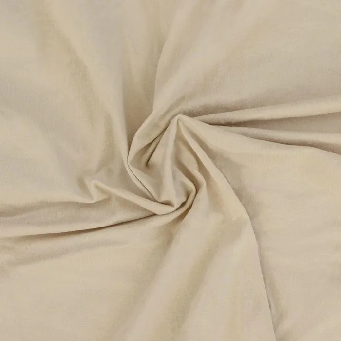 Jersey prostěradlo s lycrou 140x200cm světlá béžová