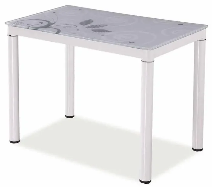 Jídelní stůl DAMAR 80×60 cm – bílý