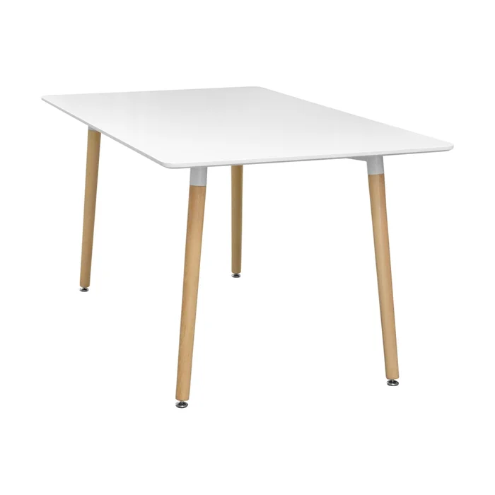Jídelní stůl FARUK 140 × 90 cm – bílý