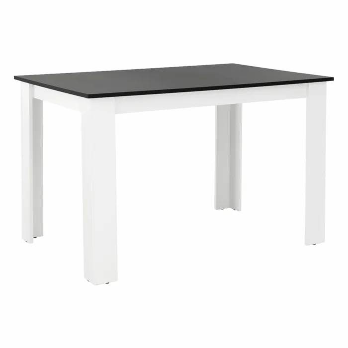 Jídelní stůl KRAZ 120×80 cm – černobílý