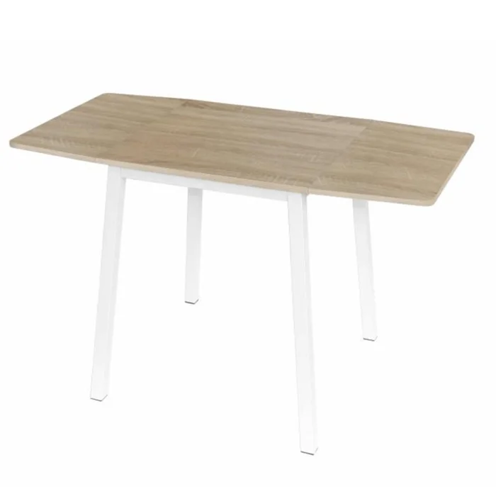 Jídelní stůl MDF a kov 60-120x75 cm