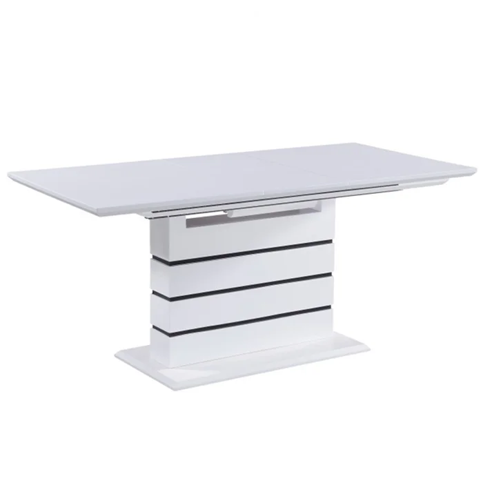 Jídelní stůl Medan MDF bílý 140–180 × 90 cm