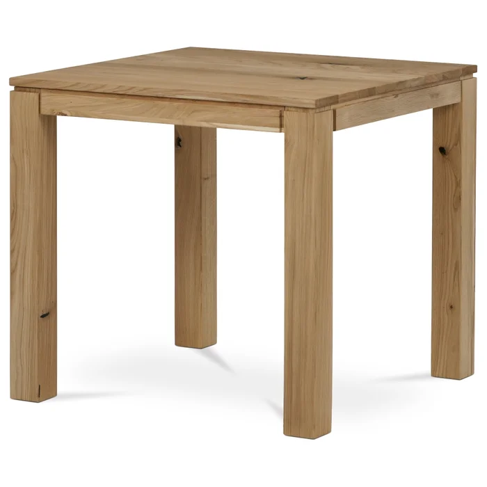 Jídelní stůl RECURVATA 80×80 cm – dub masiv