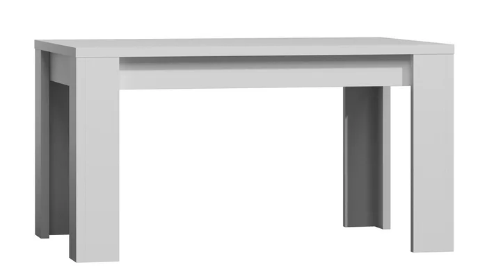 Jídelní stůl rozkládací 160–200 × 75,5 × 90 cm, bílé provedení