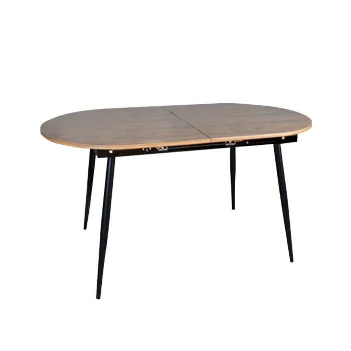 Jídelní stůl rozkládací dub/černá 150–190 × 75 cm TAMERON