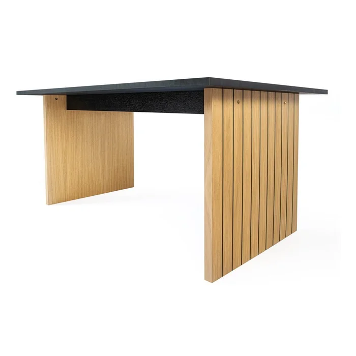 Jídelní stůl Stripe 90x160 cm Dubový dekor