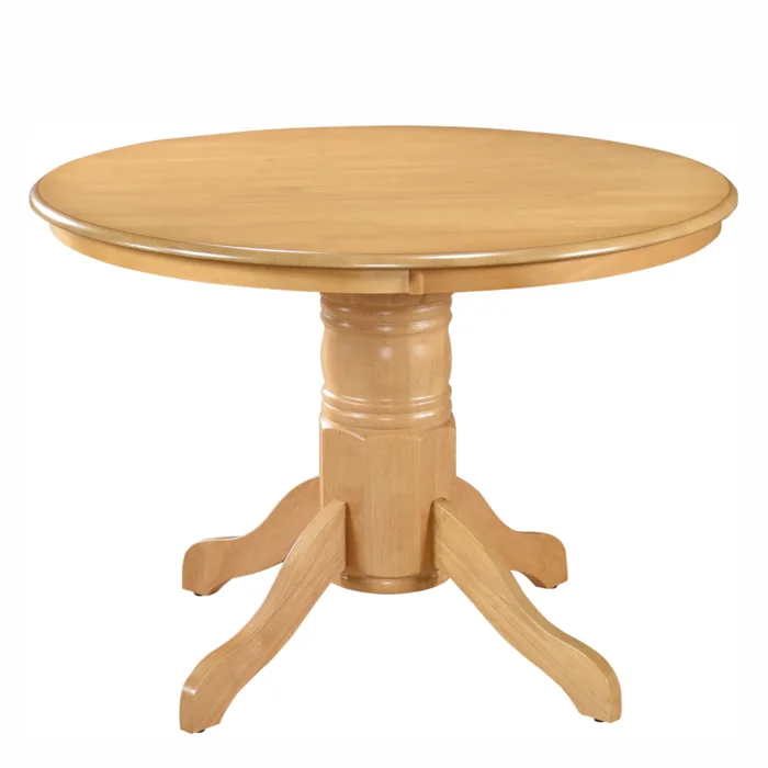 Jídelní stůl TABLOS, kulatý, dub světlý Ø106 cm