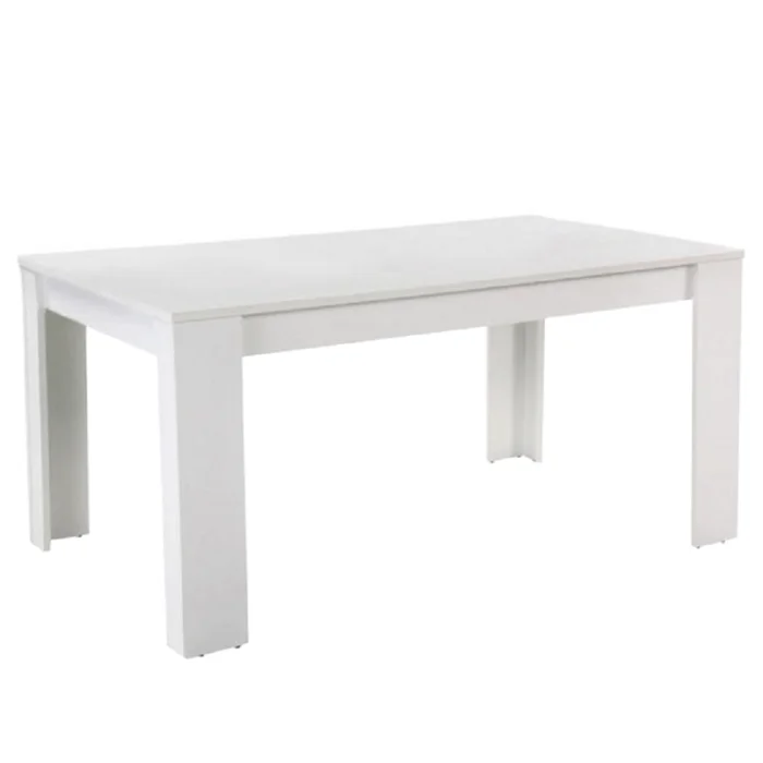 Jídelní stůl TOMY NEW – bílý, 160 × 90 cm