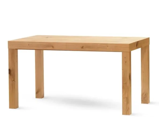 Jídelní stůl WOODY dub sukatý – rozkládací 140+40 × 80 cm