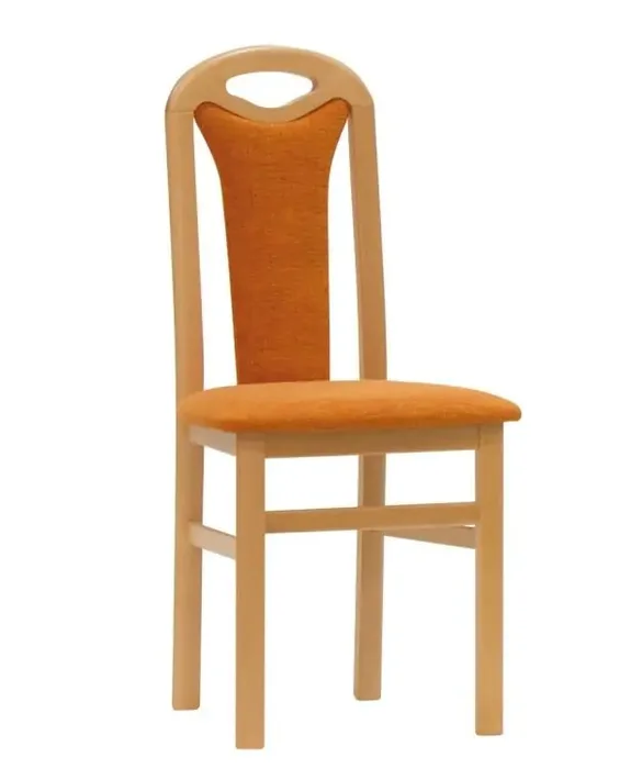 Jídelní židle Berta – buk, olše moření, Lima Marrone 101