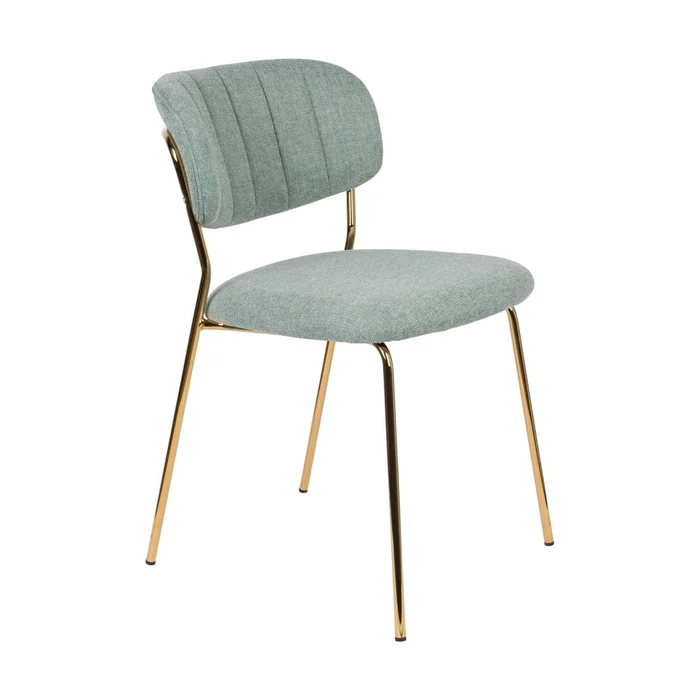 Jídelní židle Jolien 2ks světle zelená