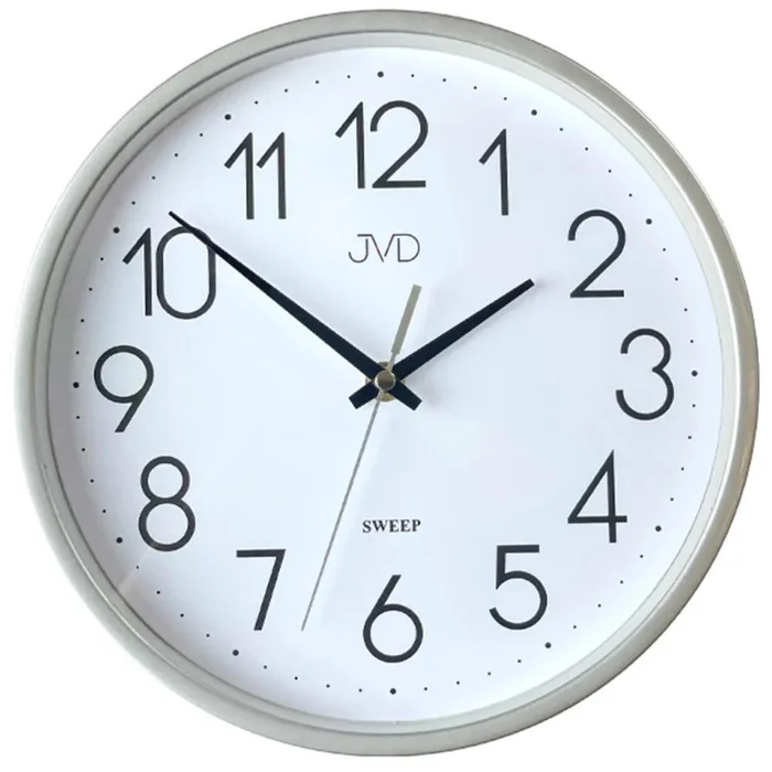 JVD Tiché plastové nástěnné hodiny HX2487.2