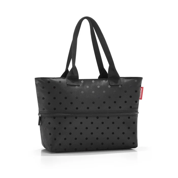 Kabelka Reisenthel Shopper e1 Glossy Dots černá