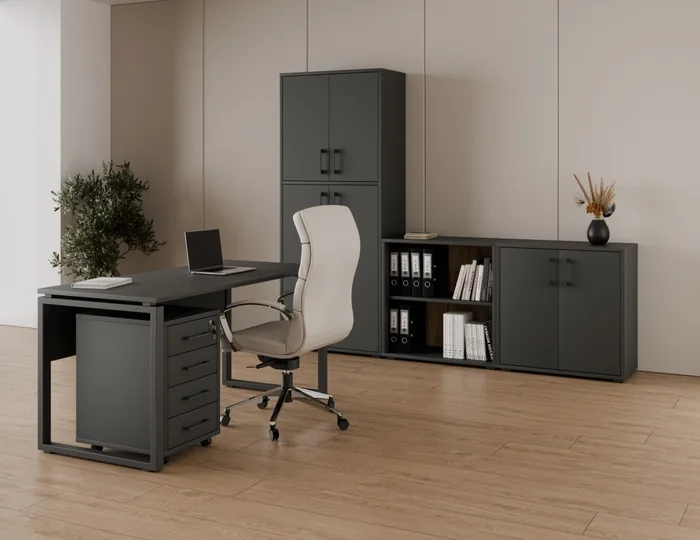 Kancelářská sestava Gianni Premium 2 – antracit