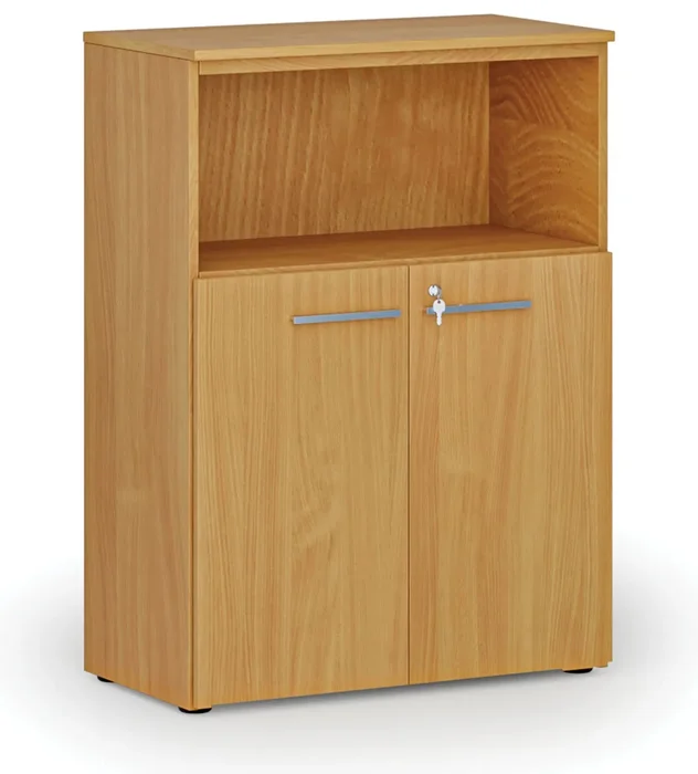 Kancelářská skříň PRIMO WOOD 80 cm buk