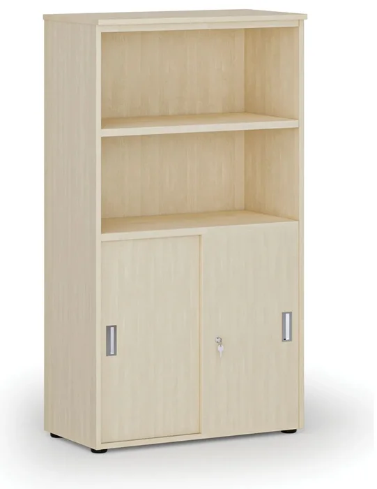 Kancelářská skříň PRIMO WOOD s posuvnými dveřmi
