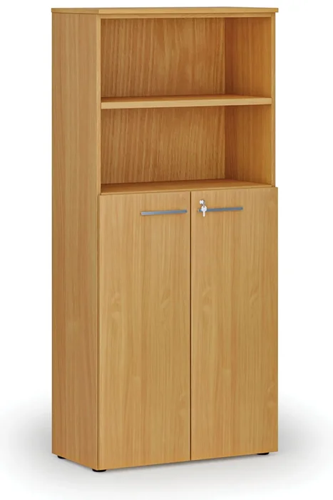 Kancelářská skříň PRIMO WOOD s třídveřovým přístupem