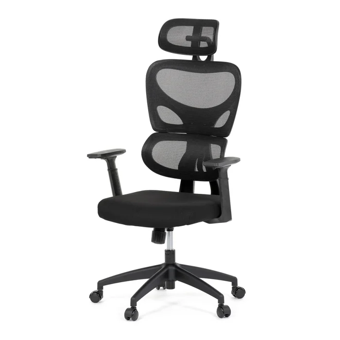 Kancelářská židle BOGELI – černá síťovina