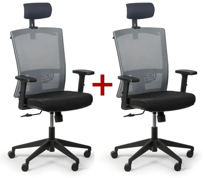 Kancelářská židle FELIX se ZDARMA – šedá