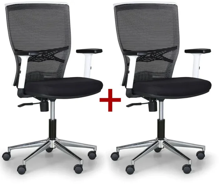 Kancelářská židle HAAG s ergonomickým designem, černá