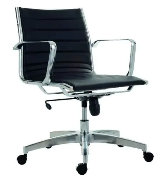Kancelářská židle KASE 8850 Ribbed s nízkým opěrákem