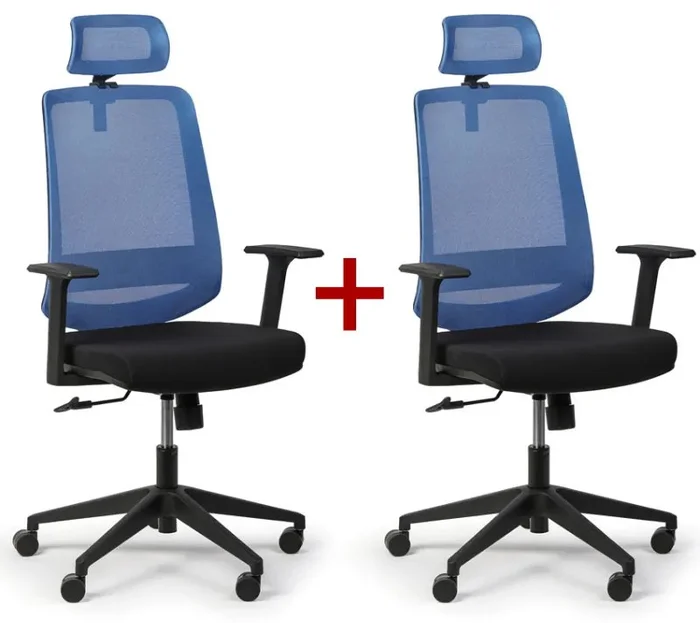 Kancelářská židle RICH s dárkem + modrá