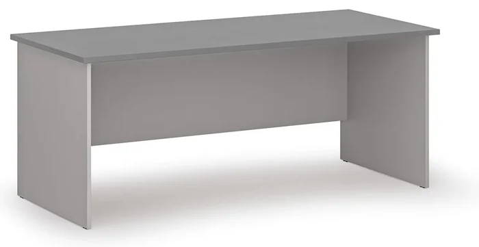 Kancelářský psací stůl PRIMO šedý 180x80 cm